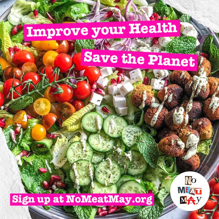Advert-for-no-meat-may-showing-salad-and-falafel